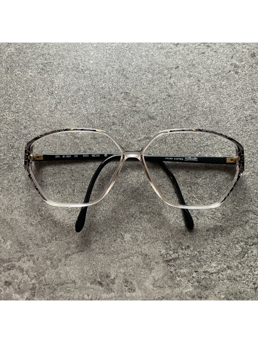 Vintage Silhouette SPX M 1862 /20 6053 Eyeglasses Frame made in Austria 135mm G1